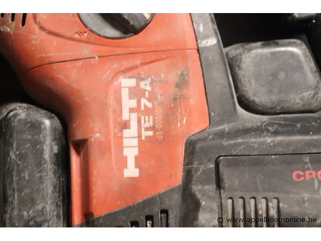 Accu klopboormachine hilti te7-a, zonder lader - afbeelding 2 van  2