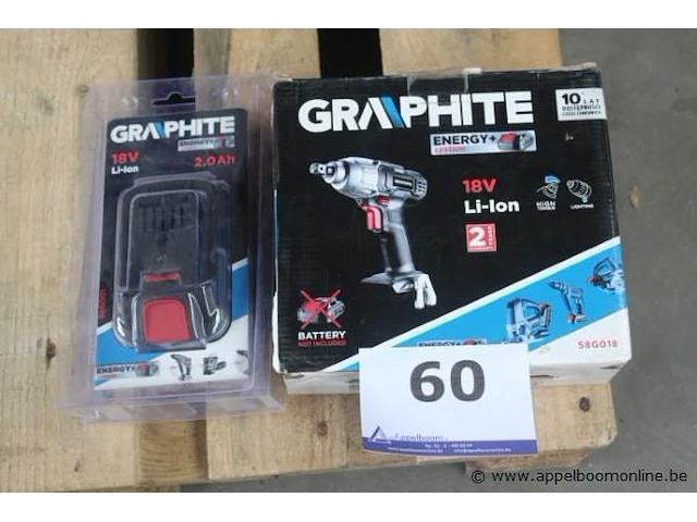 Accu moeraanzetter graphite, 58g018 + extra accu - afbeelding 1 van  3