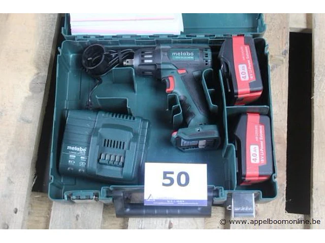 Accu moeraanzetter metabo, ssw 18 ltx 400 bl - afbeelding 1 van  2