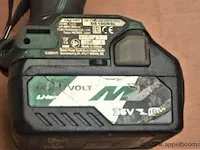 Accu moerenaanzetter hikoki ds18dbsl, bj 2020 - afbeelding 2 van  2
