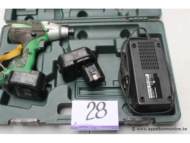 Accu moerenaanzetter hitachi wh12daf, werking niet gekend - afbeelding 1 van  2
