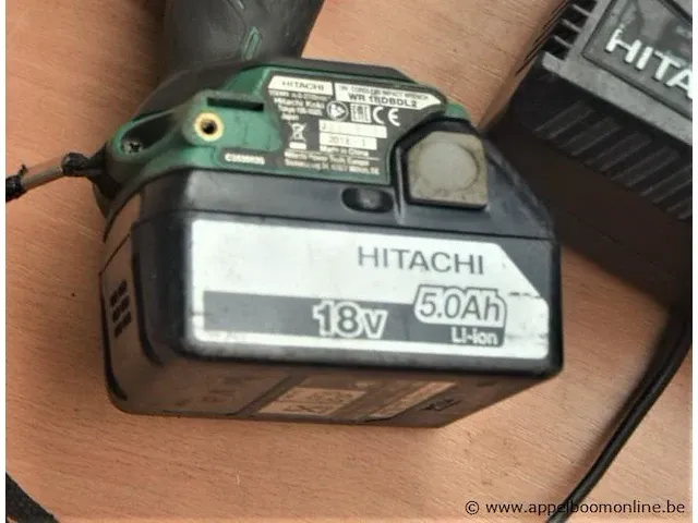 Accu moerenaanzetter hitachi wr 18dbdl2 - afbeelding 2 van  2