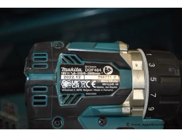 Accu moerenaanzetter makita ddf484, 2022 - afbeelding 3 van  3
