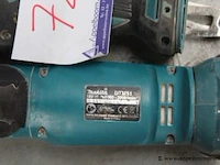 Accu moerenaanzetter makita dtd153 plus haakse slijptol dtm51, zonder batterij, werking niet gekend - afbeelding 2 van  3