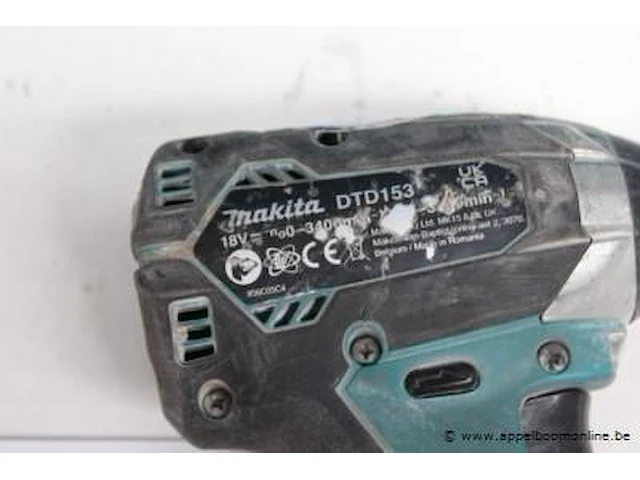 Accu moerenaanzetter makita dtd153, werking niet gekend - afbeelding 2 van  2