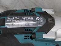 Accu moerenaanzetter makita dtw1002, zonder batterij, werking niet gekend - afbeelding 2 van  2