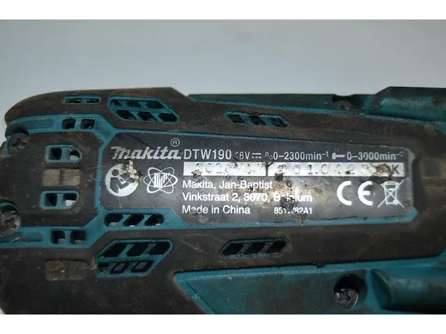 Accu moerenaanzetter makita dtw190, accu schroevendraaier makita , accu boormachine makita dhp453 (7,8,9) - afbeelding 4 van  9