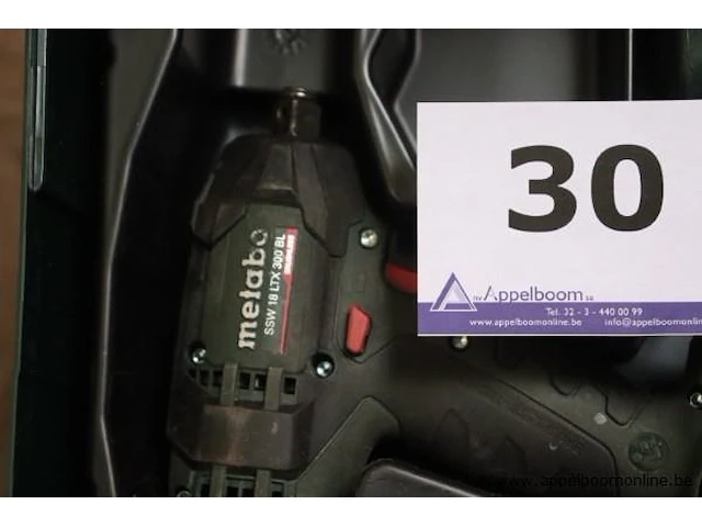 Accu moerenaanzetter metabo ssw 18 ltx 300bl - afbeelding 3 van  3
