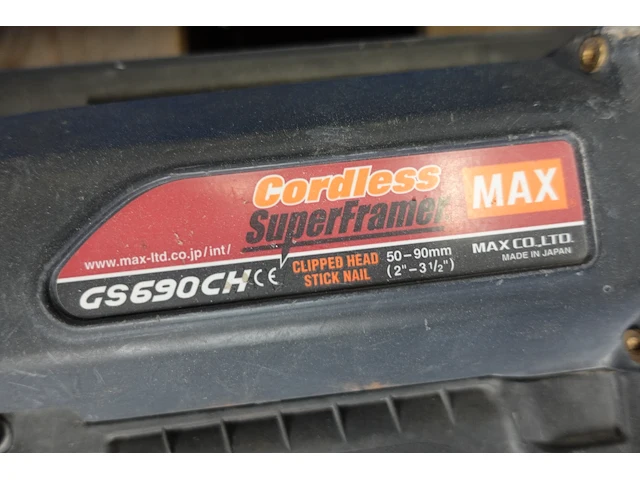 Accu nagelpistool max - afbeelding 3 van  4