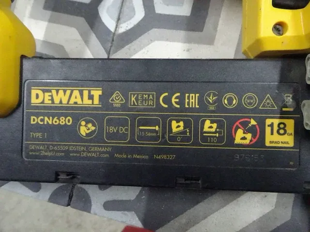 Accu nagelschieter dewalt - afbeelding 4 van  5