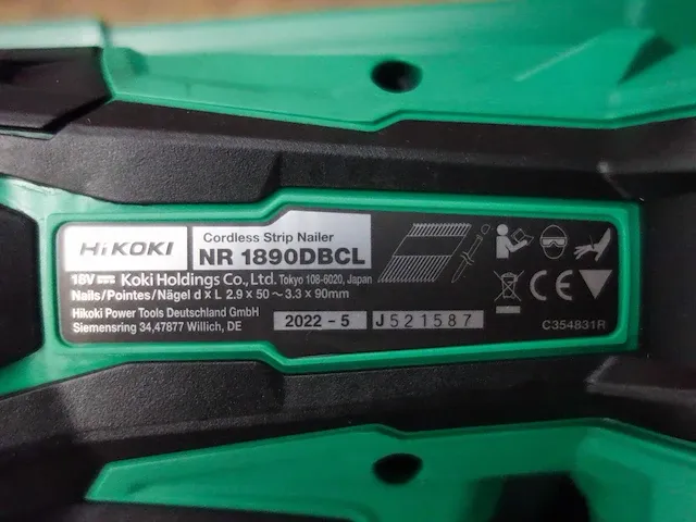 Accu nagelschieter hikoki - afbeelding 4 van  4