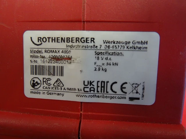 Accu perstang rothenberger - afbeelding 5 van  6