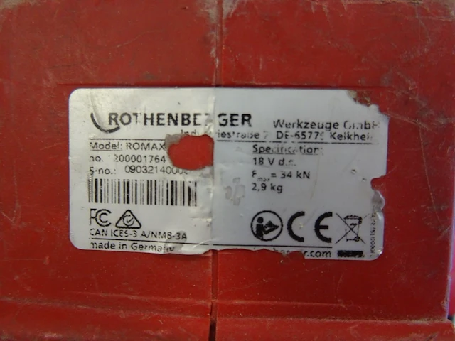 Accu perstang rothenberger - afbeelding 5 van  6