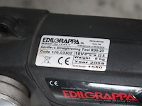 Accu rechtapparaat edigrappa rd8-20, vv oplader, bj 2025, werking niet gekend - afbeelding 4 van  4