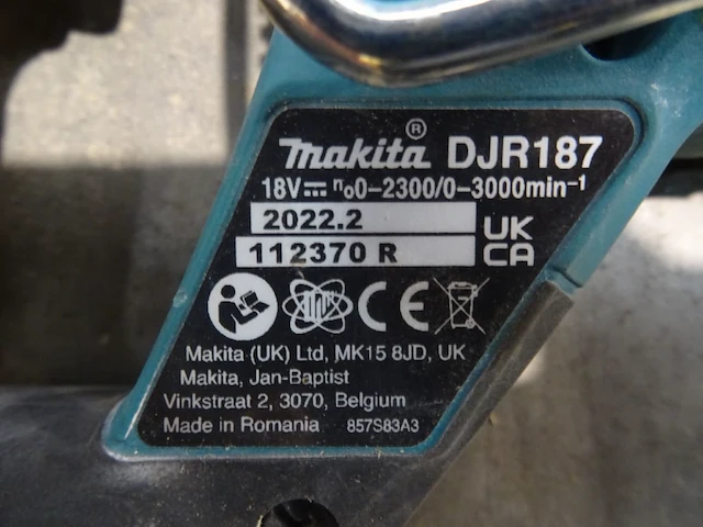 Accu reciprozaag makita - afbeelding 4 van  6