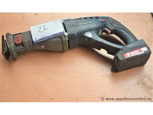 Accu reciprozaag metabo - afbeelding 1 van  2