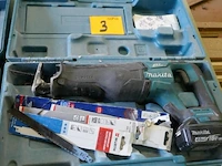 Accu reciprozaagmachine makita