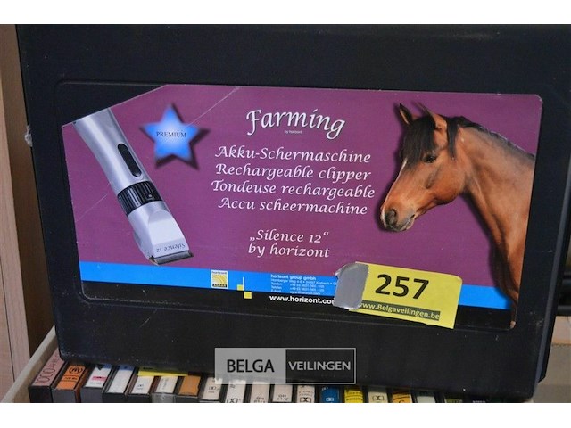 Accu scheermachine voor paarden - afbeelding 1 van  2