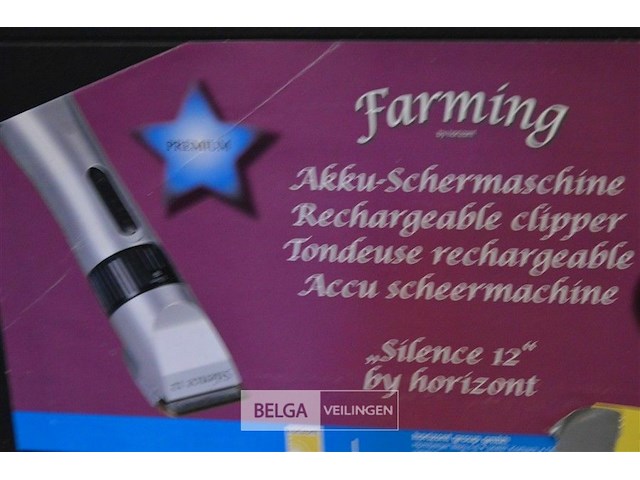 Accu scheermachine voor paarden - afbeelding 2 van  2