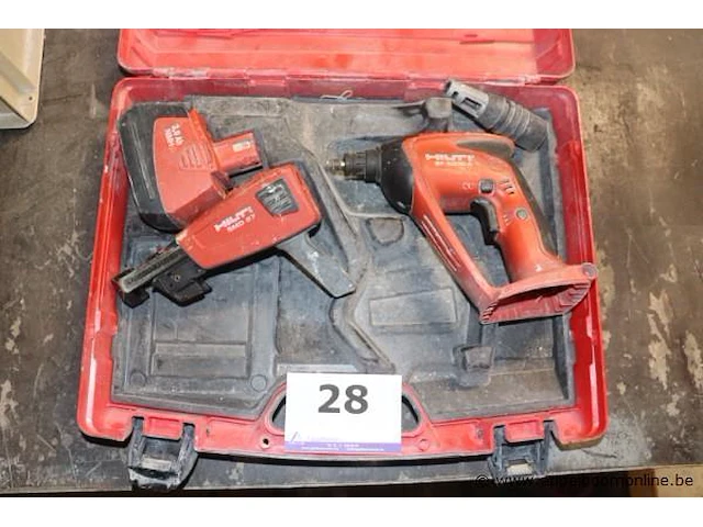 Accu schroefboormachine hilti, zonder oplader - afbeelding 1 van  2