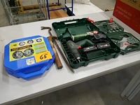 Accu schroefmachine bosch + divers materiaal - afbeelding 1 van  4