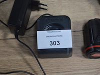 Accu schroefmachine bosch professional gsr 12v-15 met 2 accu en lader (b404) - afbeelding 2 van  5