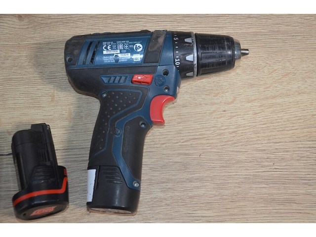 Accu schroefmachine bosch professional gsr 12v-15 met 2 accu en lader (b404) - afbeelding 4 van  5