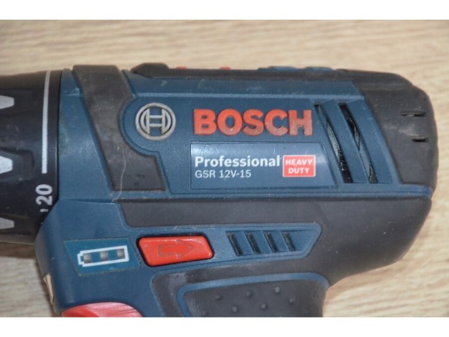 Accu schroefmachine bosch professional gsr 12v-15 met 2 accu en lader (b404) - afbeelding 5 van  5