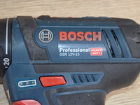 Accu schroefmachine bosch professional gsr 12v-15 met 2 accu en lader (b404) - afbeelding 5 van  5