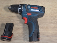 Accu schroefmachine bosch professional gsr 12v-15 met 2 accu en lader in draagtas (b404) - afbeelding 4 van  6