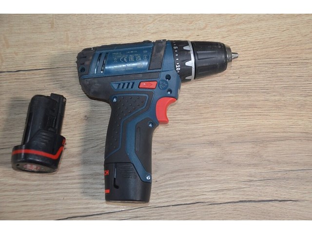 Accu schroefmachine bosch professional gsr 12v-15 met 2 accu en lader in draagtas (b404) - afbeelding 5 van  6