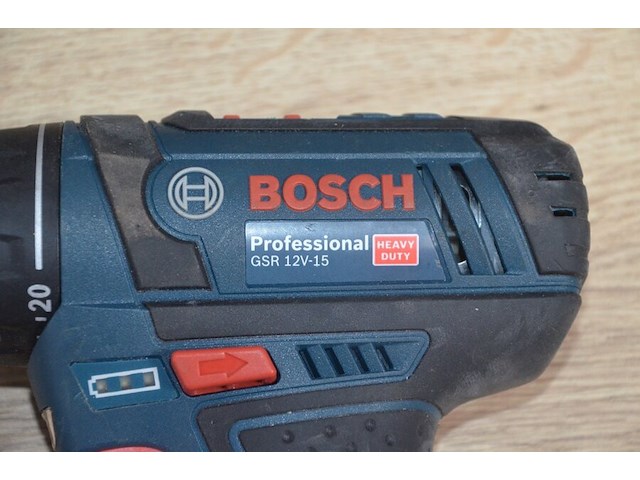 Accu schroefmachine bosch professional gsr 12v-15 met 2 accu en lader in draagtas (b404) - afbeelding 6 van  6