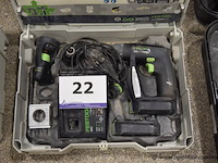 Accu schroefmachine festool cxs - afbeelding 1 van  2