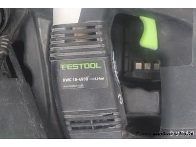 Accu schroefmachine festool dwc 18-4500 met teobehoren, werking niet gekend - afbeelding 2 van  3