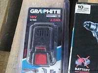 Accu schroefmachine graphite, 58g009 + extra accu - afbeelding 3 van  3