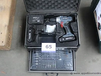 Accu schroefmachine graphite in koffer - afbeelding 1 van  4