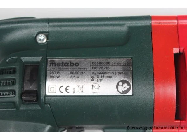 Accu schroefmachine graphite plus elektrisch boormachine metabo - afbeelding 3 van  3