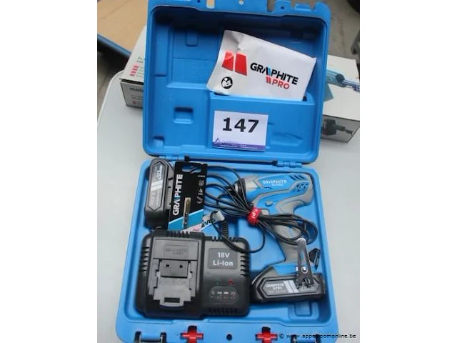 Accu schroefmachine graphite - afbeelding 1 van  3