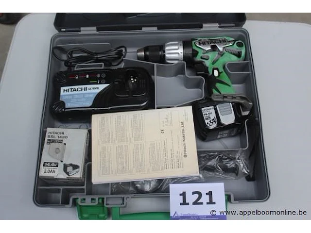 Accu schroefmachine hitachi, dv14dl - afbeelding 1 van  2