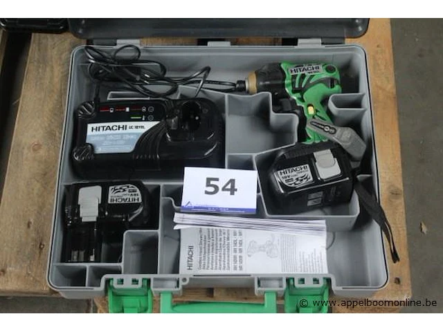 Accu schroefmachine hitachi, wh 18dl - afbeelding 1 van  3