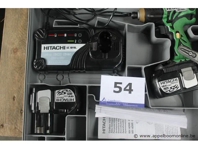 Accu schroefmachine hitachi, wh 18dl - afbeelding 3 van  3