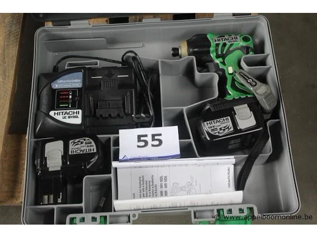 Accu schroefmachine hitachi, wh 18dl - afbeelding 1 van  3
