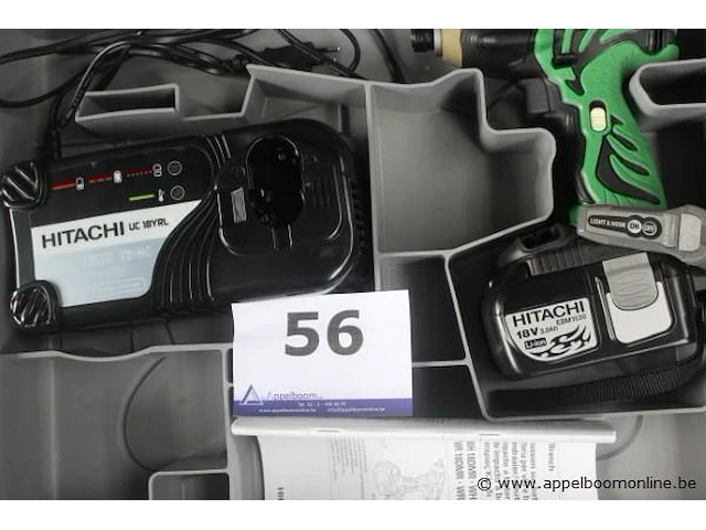 Accu schroefmachine hitachi, wh 18dl - afbeelding 3 van  3