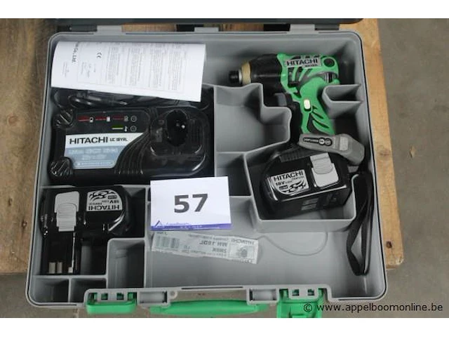 Accu schroefmachine hitachi, wh 18dl - afbeelding 1 van  3