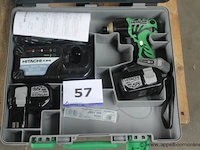 Accu schroefmachine hitachi, wh 18dl - afbeelding 1 van  3