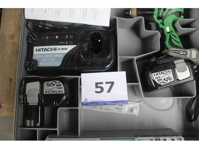 Accu schroefmachine hitachi, wh 18dl - afbeelding 3 van  3