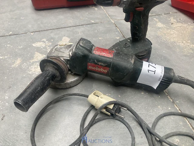 Accu schroefmachine metabo en elektrische slijpmolen metabo - afbeelding 2 van  3
