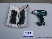 Accu schroefmachine plus 2 draagbare radio's makita - afbeelding 1 van  3
