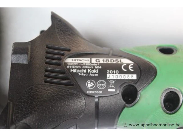 Accu schroefmachine plus accu slijptol hitachi - afbeelding 3 van  3