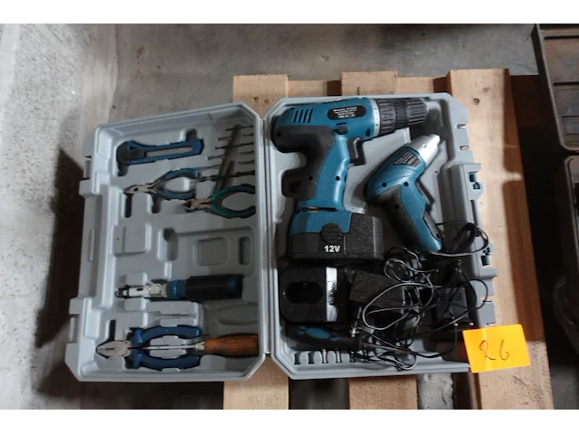 Accu schroefmachine set bruneau - afbeelding 1 van  5